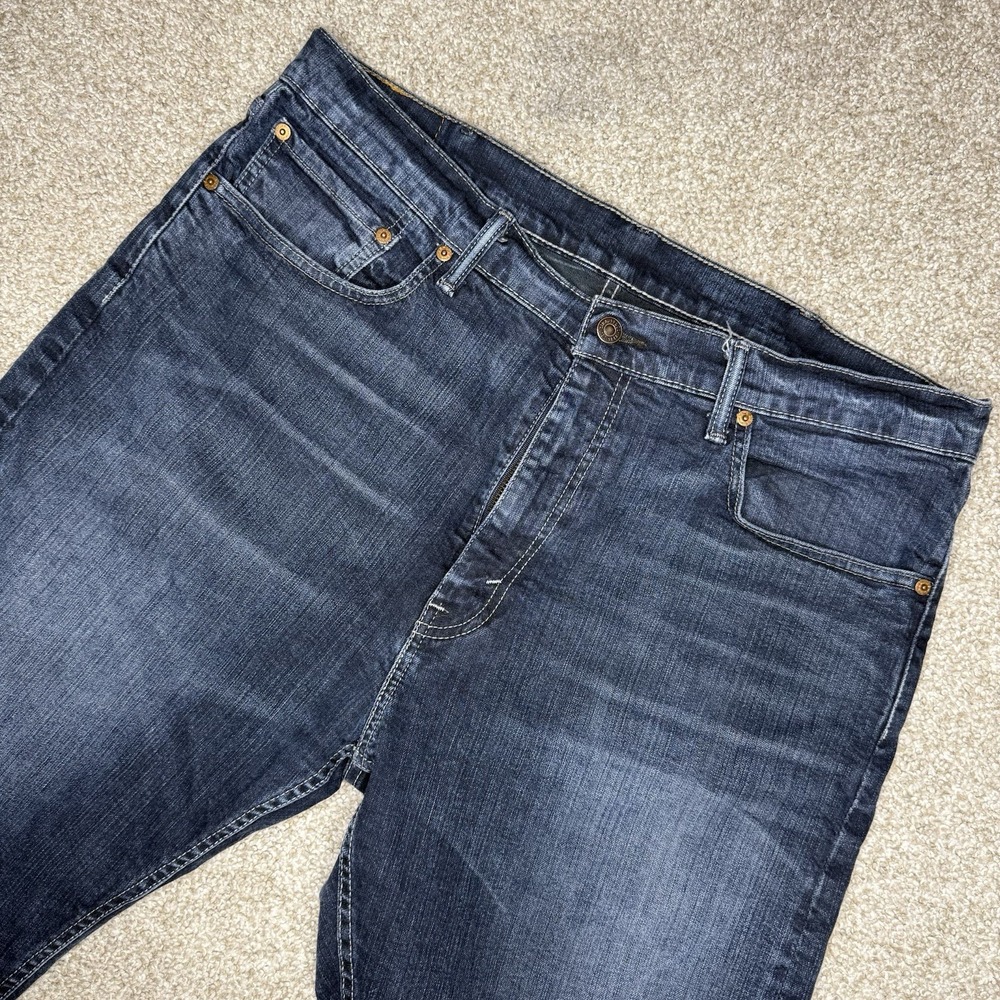 Levi's 505 Jeans Men's Size 38x30 Straight Leg Medium Wash Blue Denim - Picture 4 of 15